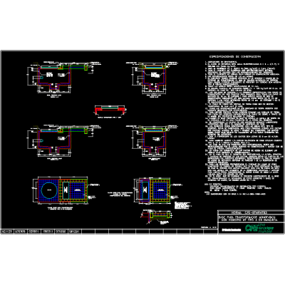 Base para tranformador monofasico con registro mt tipo 3 en banqueta
