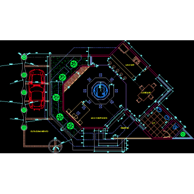polygonal housing