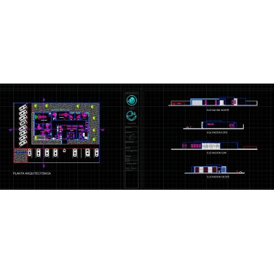 Clinica medica de rayos x 2018 autocad