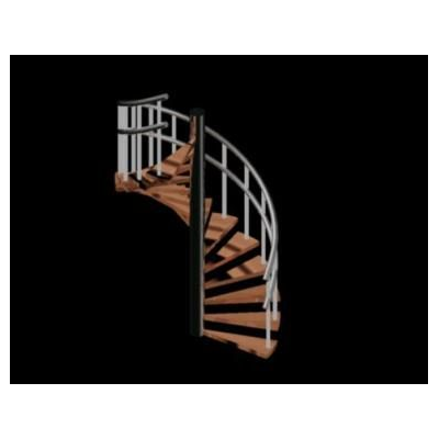 Escalera caracol 3d