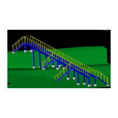 Structural Staircase in 3D