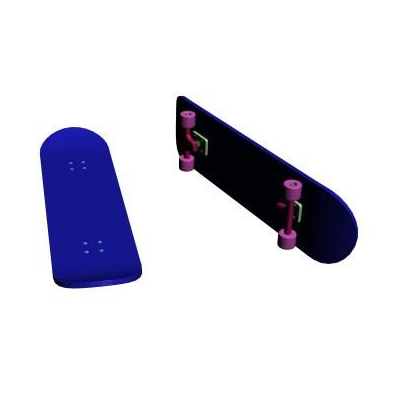 skateboard 3d