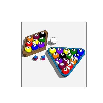 Accessori da tavola per il gioco del biliardo