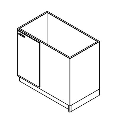 Modulo Cocina 80cm con Almacenamiento