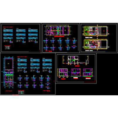 Plano de estructuras - cimientos