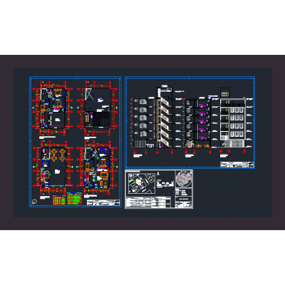 Edificio multifamiliar de 6 pisos