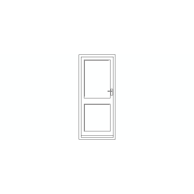 Puerta Interior En Alzado, Modelo 01