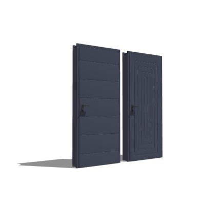 Puerta prefabricada 3d lista para renderizar
