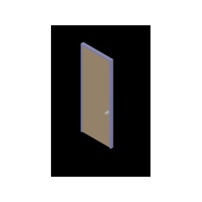 Puerta en 3d de 100x230cm