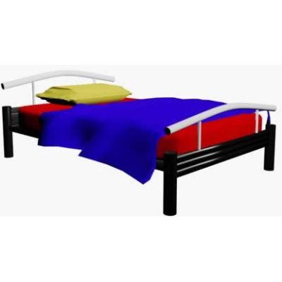 Cama simple 3d