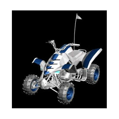 Cuatrimoto - cuatriciclo 3d