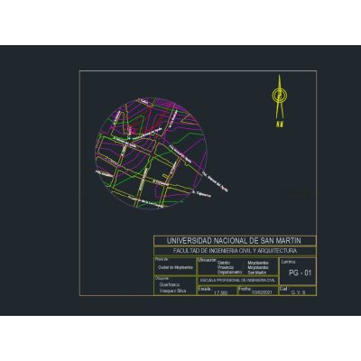 Plano de detalle ciudad de moyobamba