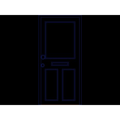 Puerta Clasica de Paneles