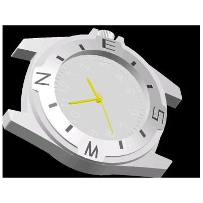 Reloj de Pared en 3D