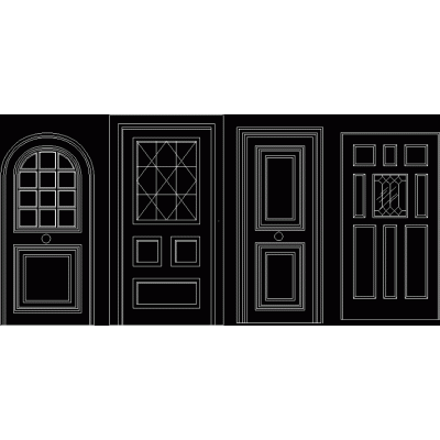 Puertas - detalles de elevacion