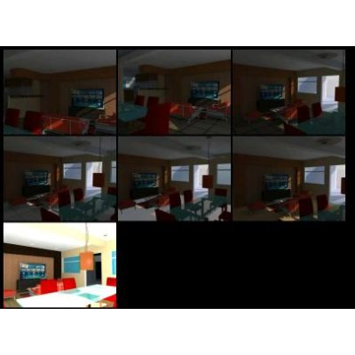 Moderno Interiores de Vivienda en 3D