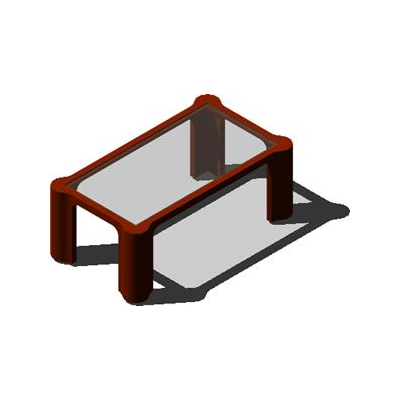 3D Modernist Coffee Table