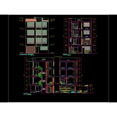 Vivienda multifamiliar 3 niveles