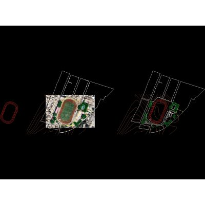 Plano del estadio manuel o. feijo - catacaos