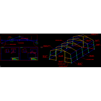 Planos estructural de carpa