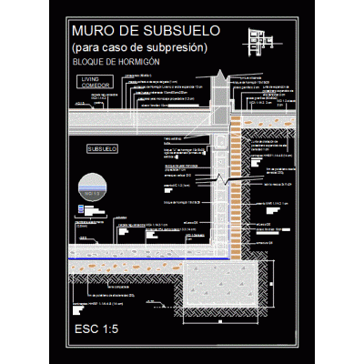 Muro de subsuelo