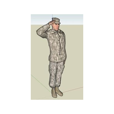Soldado 3d