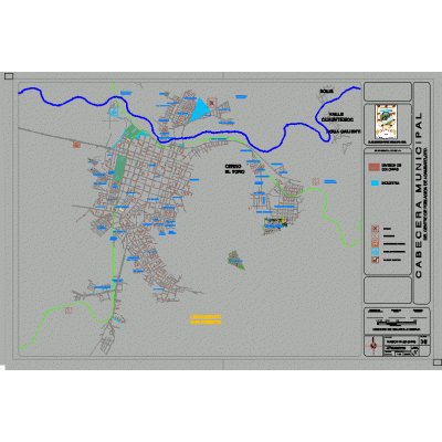 Plano mapa acambaro