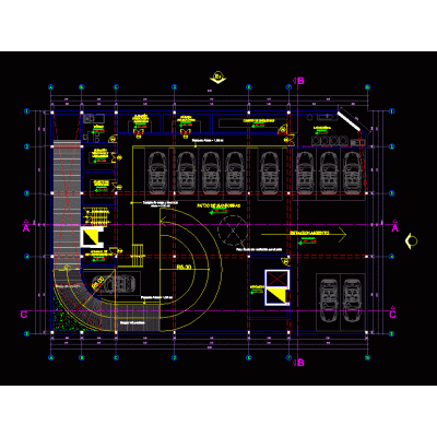 Plano de Estacionamiento Subterraneo