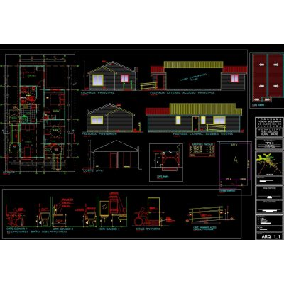Single-Family Home Plan with Accessibility Details