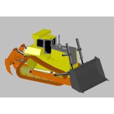 Bulldozar 3d