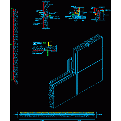 Sistema de paneles dwg