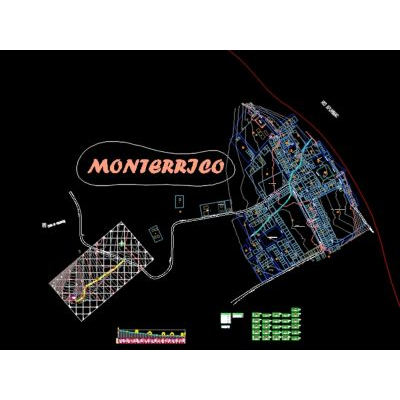 Plano Vial de Monterrico