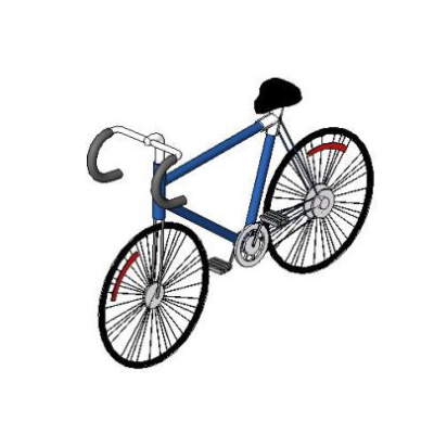 Bicicleta 3d rfa