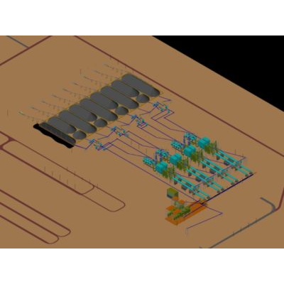 Planta de trituracion de aceros 3d