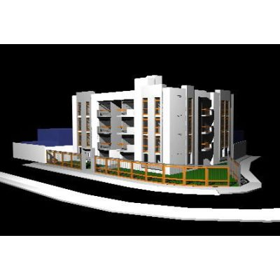 Edificio multifamiliar 3d