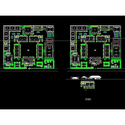 Concepto arquitectonico de plan de sitio de escuela secundaria simple