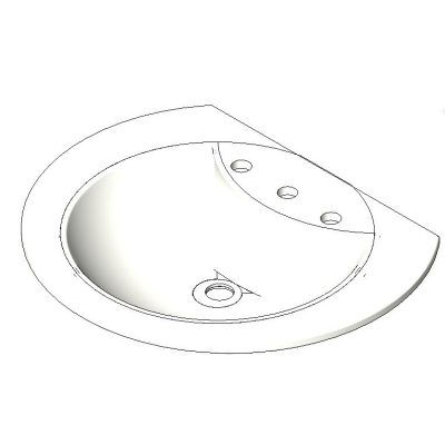 Lavabo Esquinero Moderno