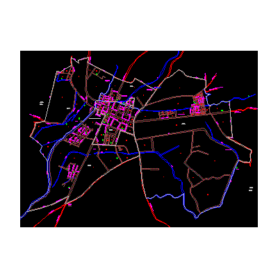 Plano Urbano de Tuxpan, Michoacan