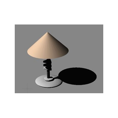 Elegante Lampara de Mesa Conica