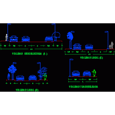 Secciones de calles