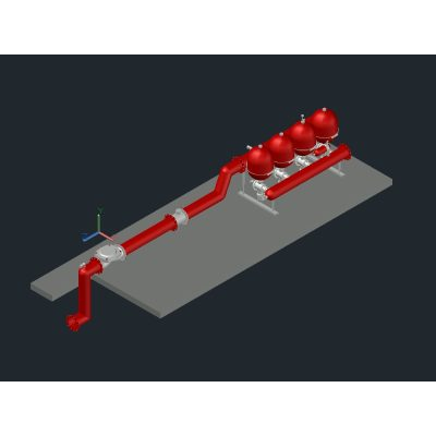 Cabezal de filtrado para riego por goteo