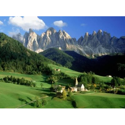 Paisaje Alpino en 3D