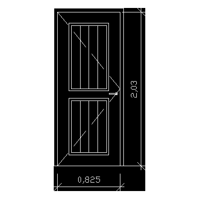 Puerta de Doble Panel Clasico