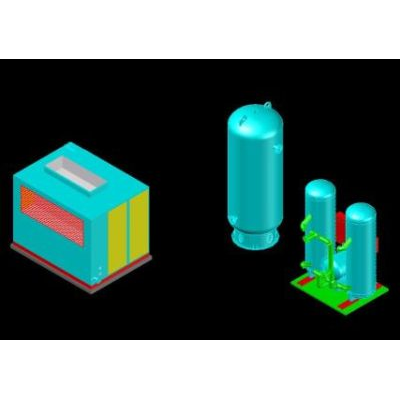 Equipos de aire comprimido 3d
