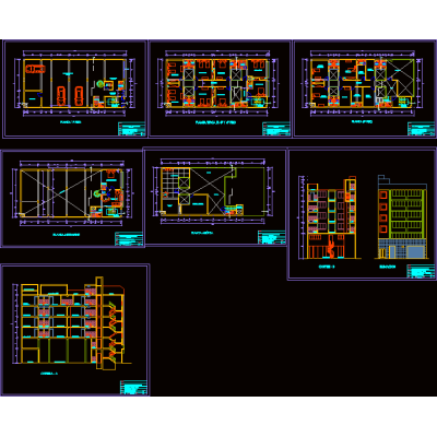 Proyecto Moderno de Hotel y Comercio