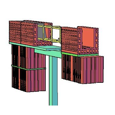 Detalle dintel 3d
