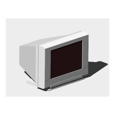3D Model of Retro TV