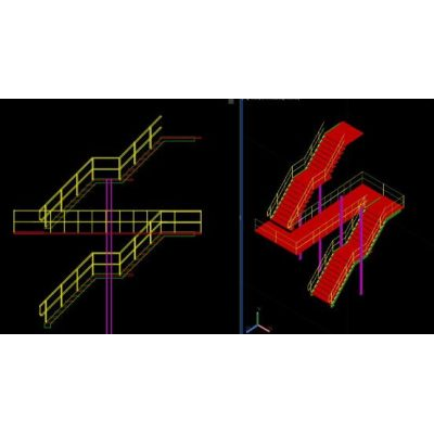 Escalera 3d