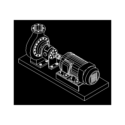 Pompe centrifuge isométrique