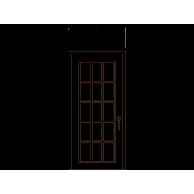 Elegante Puerta de Cristal